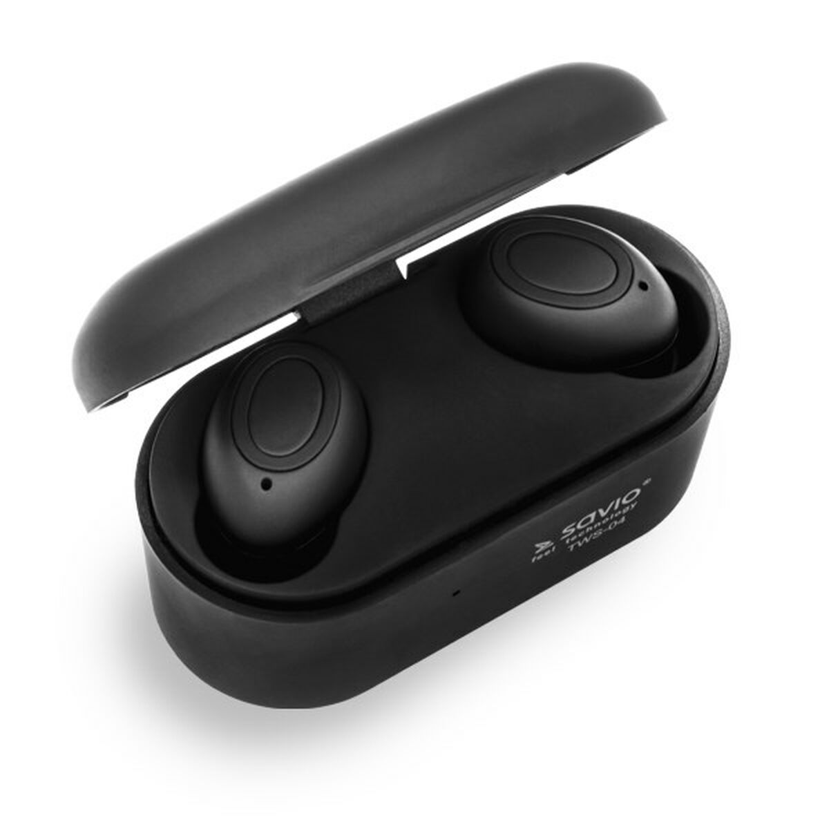Bluetooth-hodetelefoner Savio TWS-04 Svart Grafitt